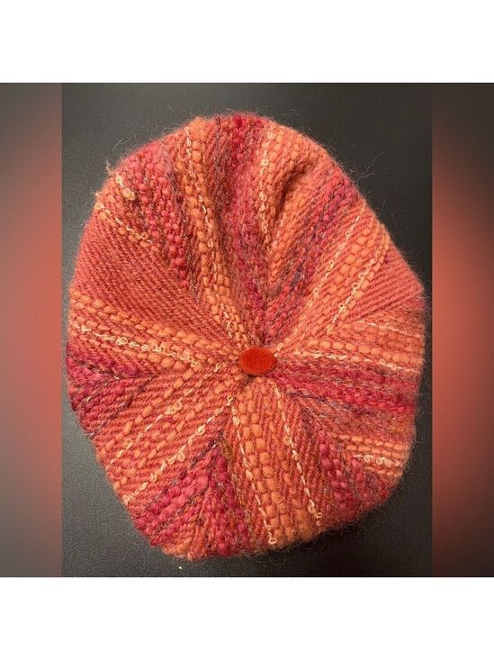 Vintage 70s 1970s Retro Wool Mohair Velvet Newsboy Gatsby Reggae Groovy Hat Cap main image 6
